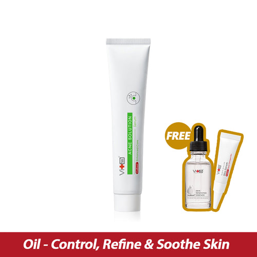 Swissvita Acne Soothing Serum 50g - Free Renewing Essence 14ml, Skin Serum 5g