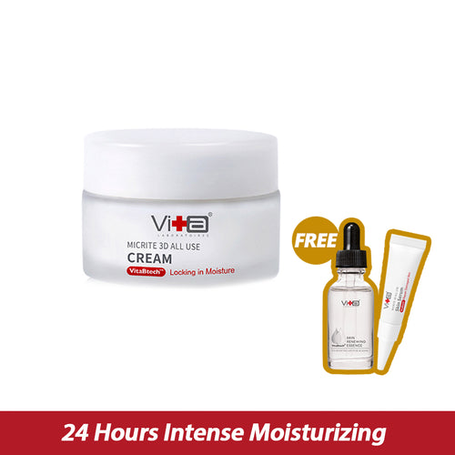 Swissvita All Use Cream 60ml - Free Renewing Essence 14ml, Skin Serum 5g