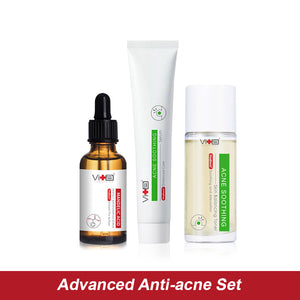 【Advanced Anti acne Set】Swissvita Acne Soothing Skin Balancing Toner 120ml, Acne Soothing Serum 50g, Mandelic Acid Serum 30ml