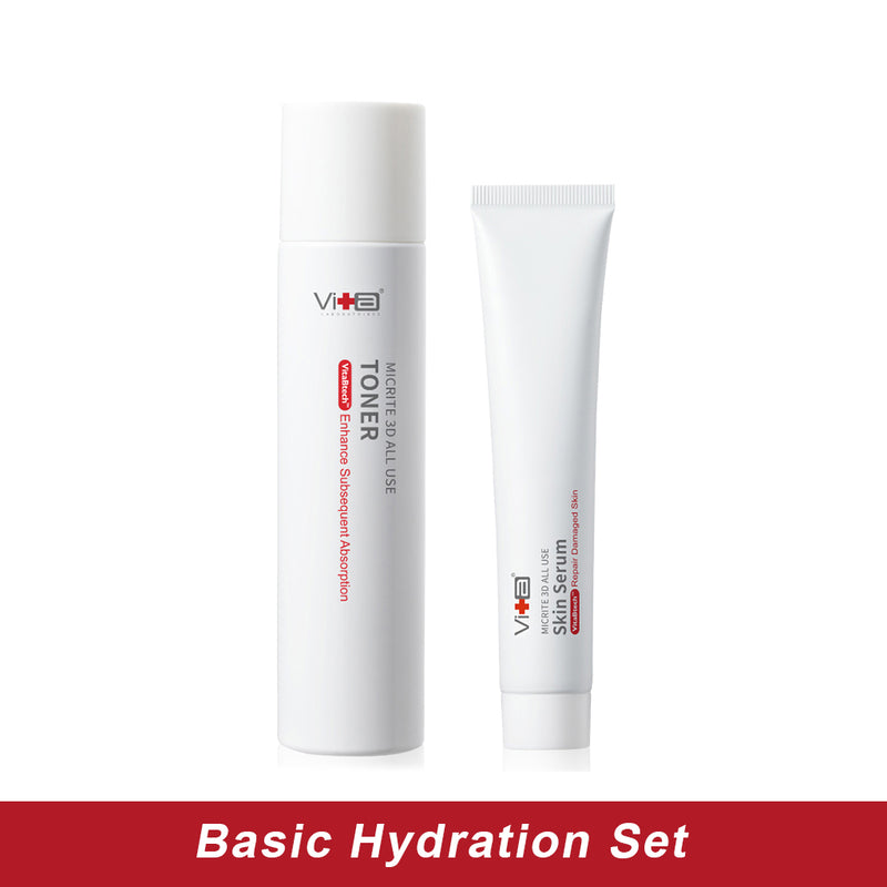 【Basic Hydration Set】Swissvita Skin Serum 50g, Toner 200ml