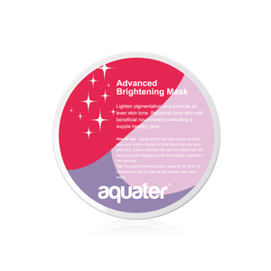 aquater Advanced Brightening Mask 260g [Exp: 04/05/2024] FREE Cleanser Cream 30g