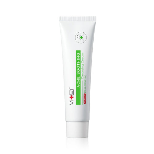 【60% OFF】Swissvita Acne Soothing Cleanser Cream 100g [Exp: 24/05/2024]
